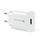 Caricabatterie 1x USB Quick Charge 3.0 18W bianco