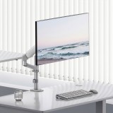 Ergo Office Supporto / staffa monitor a molla a gas 17 -32 1-10 kg bianco opaco max VESA 100x100 ER-691 W