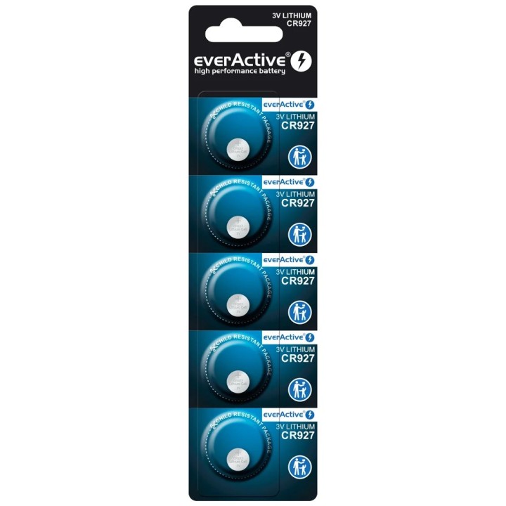 Batteria al litio mini everActive CR927 - blister 5 pz.
