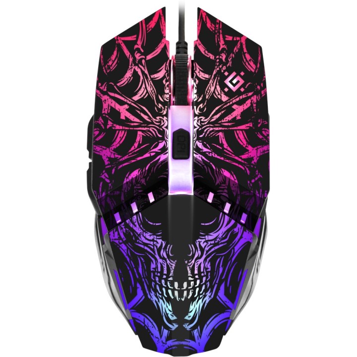 Defender GM-670L Mouse ottico ambidestro 2400 DPI