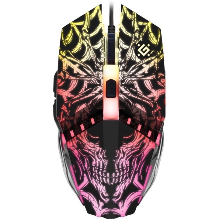 Defender GM-670L Mouse ottico ambidestro 2400 DPI