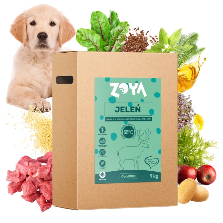ZOYA ColdPRO cervo - cibo secco per cani - 9kg