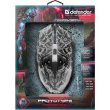 Defender GM-670L Mouse ottico ambidestro 2400 DPI