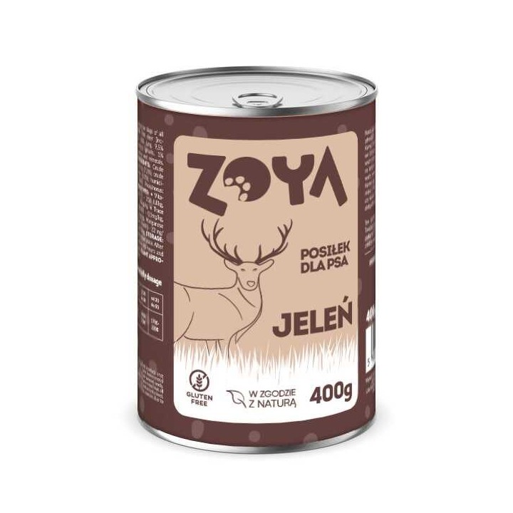 ZOYA Cervo - cibo umido cani - 400g