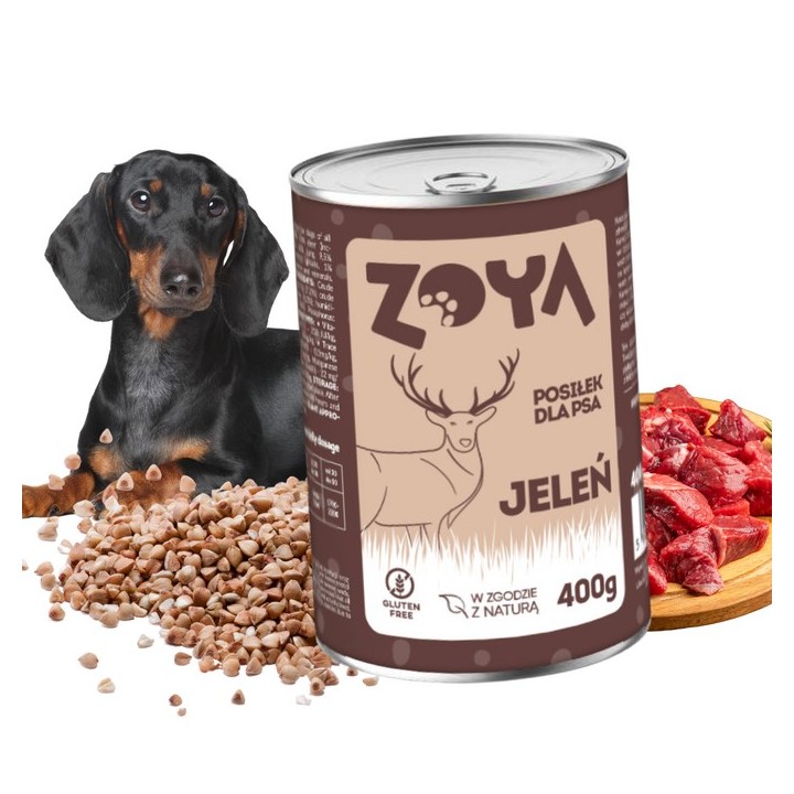ZOYA Cervo - cibo umido cani - 400g