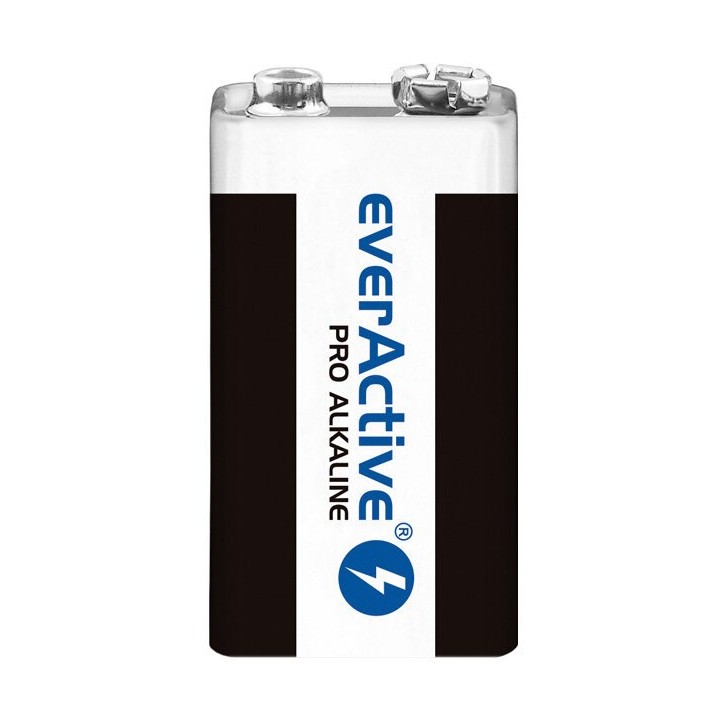 Batteria alcalina 6LR61 9V (R9*) everActive Pro