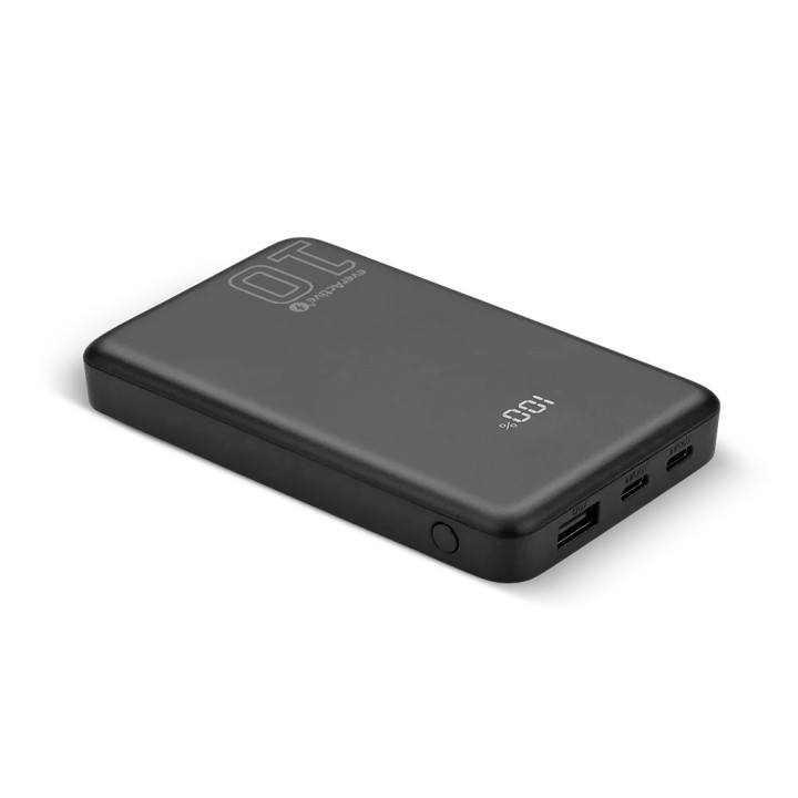 Powerbank 10 000mAh 1x USB 2x USB-C 20W QC4+ LCD screen nero