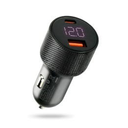 Caricabatterie auto everActive CC-50Q USB QC3.0 + USB-C PD 75W