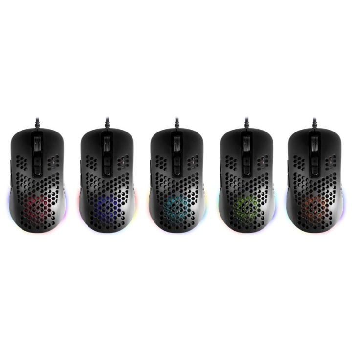 Mouse gaming ottico cablato DEFENDER GM-620L SHEPARD 12800dpi 7P RGB
