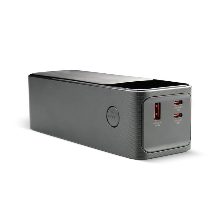 Powerbank 27 000mAh 1x USB 2x USB-C 162 5W QC4+ torcia LCD screen nero