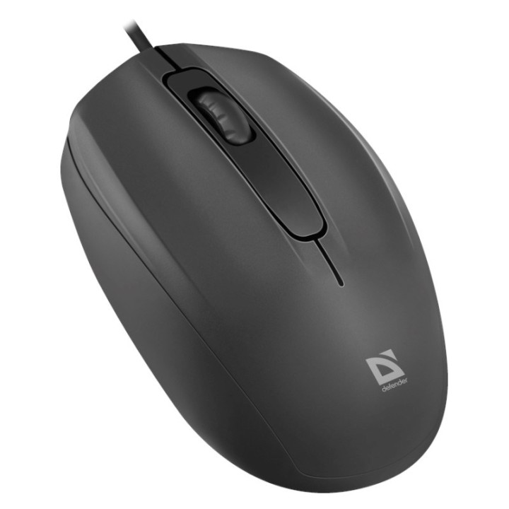MOUSE DEFENDER ALPHA MB-507 OTTICO 1000dpi 3P NERO SILENT CLICK