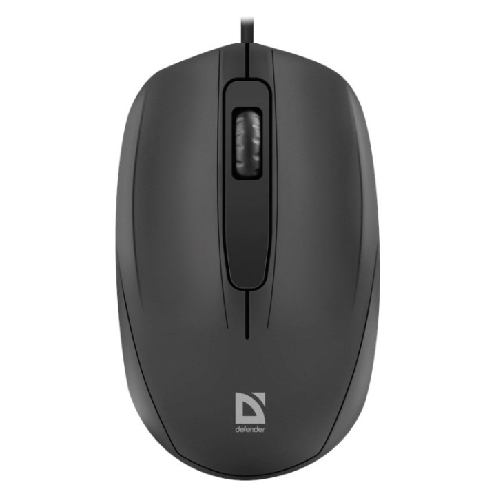 MOUSE DEFENDER ALPHA MB-507 OTTICO 1000dpi 3P NERO SILENT CLICK