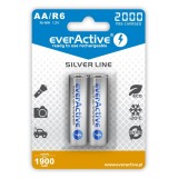 Batterie ricaricabili everActive Ni-MH R6 AA 2000 mAh Silver Line - 2 pezzi