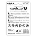 Batterie ricaricabili everActive Ni-MH R6 AA 2000 mAh Silver Line - 2 pezzi