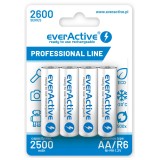 Batterie ricaricabili everActive Ni-MH R6 AA 2600 mAh Professional Line