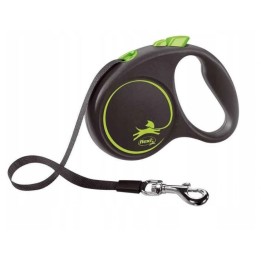 FLEXI Black Design S - guinzaglio retrattile - 5 m
