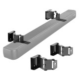 Maclean Supporto / staffa per soundbar a parete regolazione angolo +8°–8° carico massimo 10 kg in acciaio MC-177
