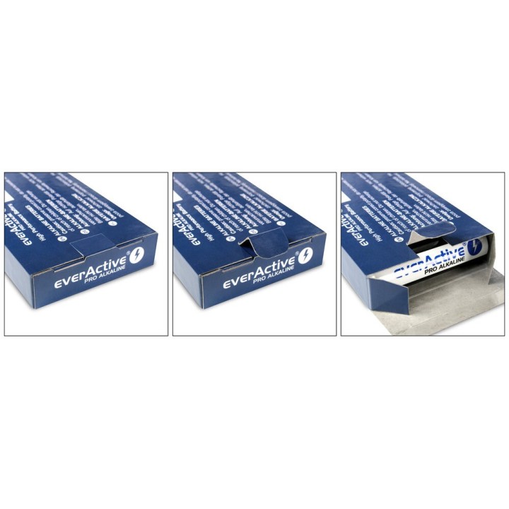 Batterie alcaline everActive Pro Alkaline LR6 AA - confezione in termoretraibile - 10 pezzi