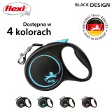 Flexi Guinzaglio automatico Black Design M 5 m blu