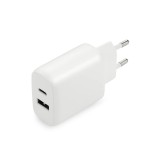 Caricabatterie 1 x USB Quick Charge 3.0 1 x USB-C PD PPS 25W bianco