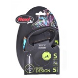 Flexi Black Design S 5 m guinzaglio retrattile per cani