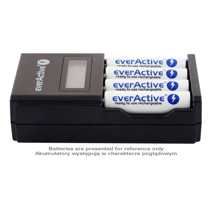 Caricabatterie everActive NC-450 Black Edition