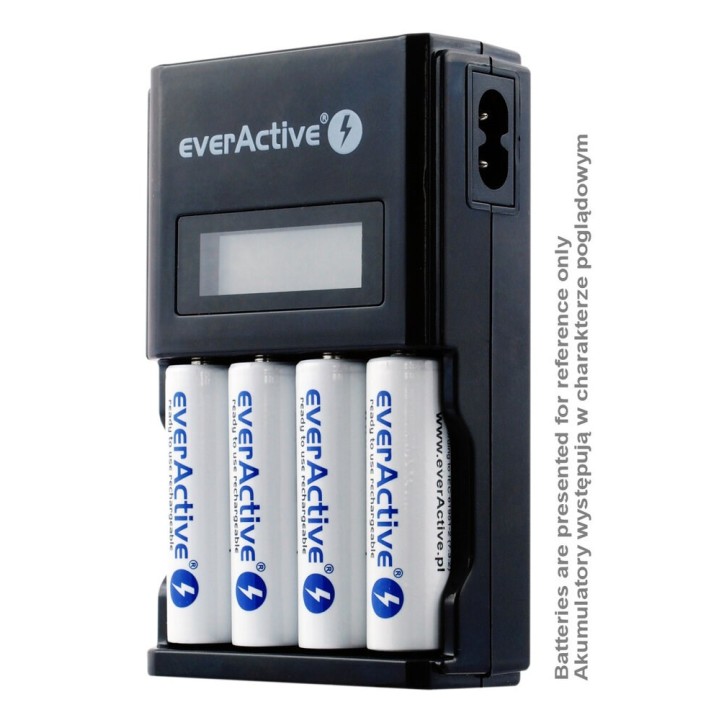 Caricabatterie everActive NC-450 Black Edition