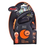 FLEXI Guinzaglio retrattile New Neon M - 5 m