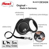 Flexi Black Design L 5 m guinzaglio retrattile per cani