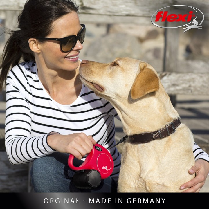 Flexi Guinzaglio retrattile per cani New Classic 5 m