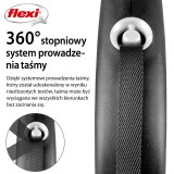 Flexi Black Design L 5 m guinzaglio retrattile per cani