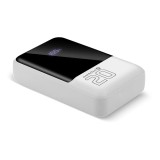 Powerbank 20 000mAh 2x USB 1x USB-C 22 5W QC4+ LCD screen bianco