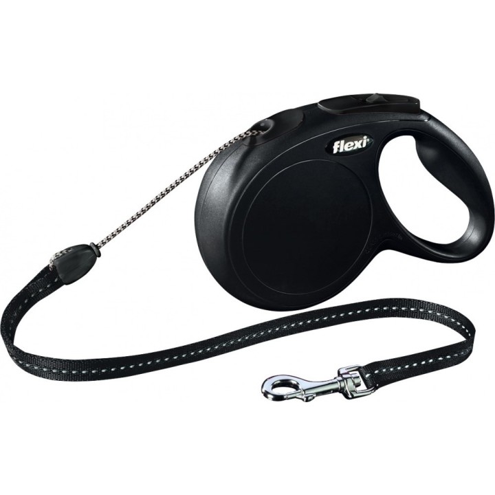 Flexi Guinzaglio retrattile per cani New CLASSIC 8 m nero