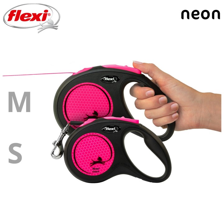 Flexi New Neon S 5 m guinzaglio retrattile per cani