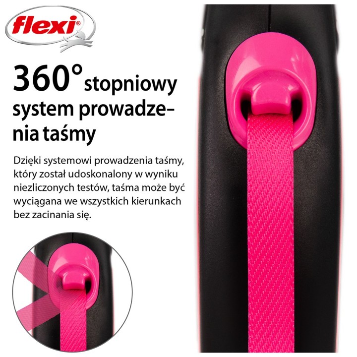 Flexi New Neon S 5 m guinzaglio retrattile per cani