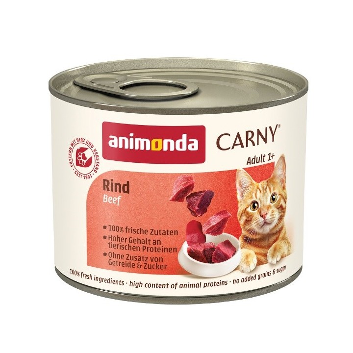 ANIMONDA Carny Adult Manzo - cibo umido per gatti - 200g