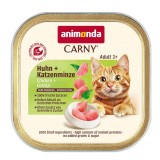 ANIMONDA Carny Adult Pollo e erba gatta Mono - cibo umido per gatti - 85g