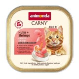 ANIMONDA Carny Adult Pollo e gamberetti - cibo umido per gatti - 85g