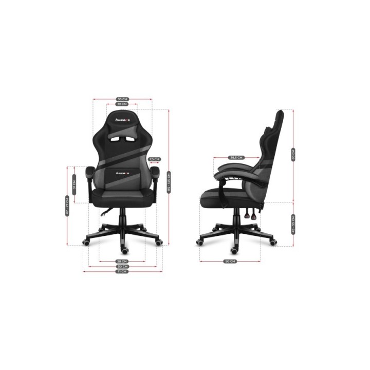 Sedia gaming - Huzaro Force 4.4 grigio mesh