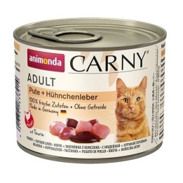 ANIMONDA Cat Carny Adult Tacchino con fegato di pollo - cibo umido per gatti - 200 g