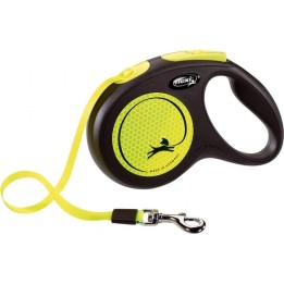 FLEXI Guinzaglio retrattile New Neon M - 5 m