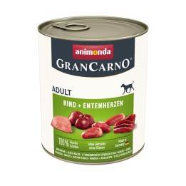 ANIMONDA GranCarno Adult Manzo e cuori di anatra - cibo umido per cani - 400g