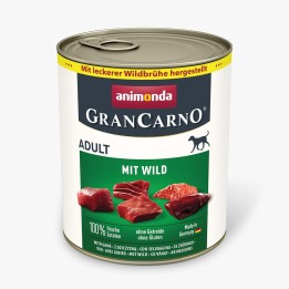 ANIMONDA GranCarno Adult selvaggina - cibo umido per cani - 400g