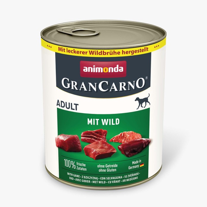 ANIMONDA GranCarno Adult selvaggina - cibo umido per cani - 400g