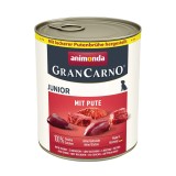 ANIMONDA GranCarno Junior tacchino - cibo umido per cani - 800g