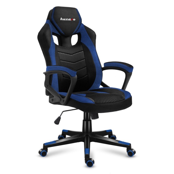 Huzaro FORCE 2.5 Poltrona gaming blu MESH Seduta in rete Nero Blu