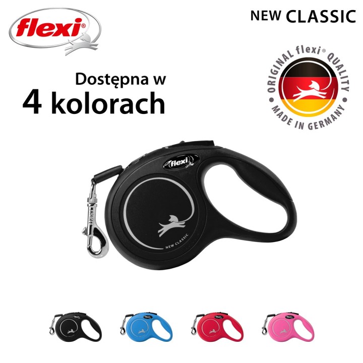 Flexi Guinzaglio retrattile per cani New Classic Cat XS 3 m