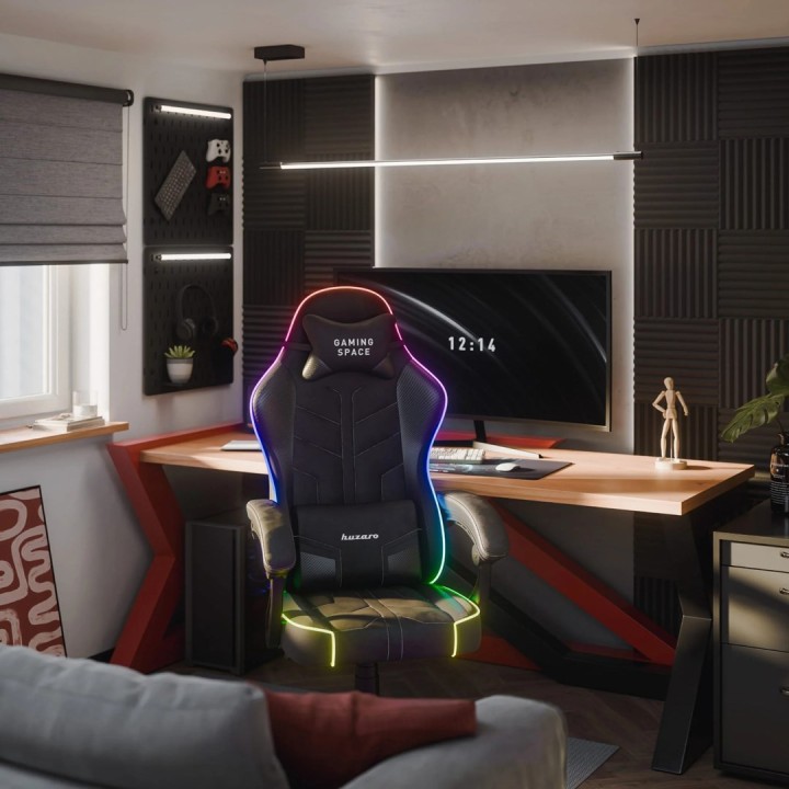 Huzaro Force 2.7 RGB sedia gaming nera