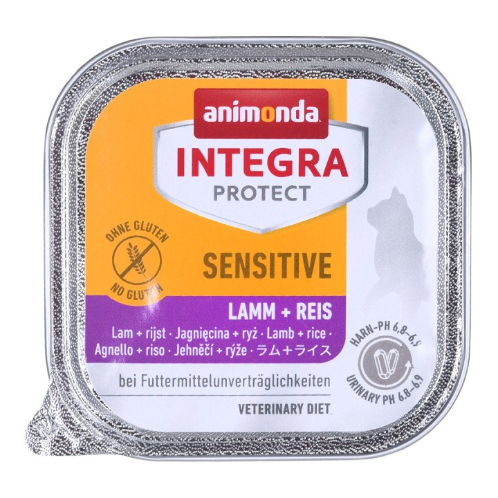 ANIMONDA Integra Protect Sensitive Agnello con riso - cibo umido per gatti - 100g