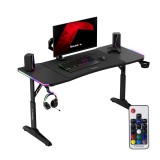 Huzaro Hero 3.6 RGB scrivania gaming nera